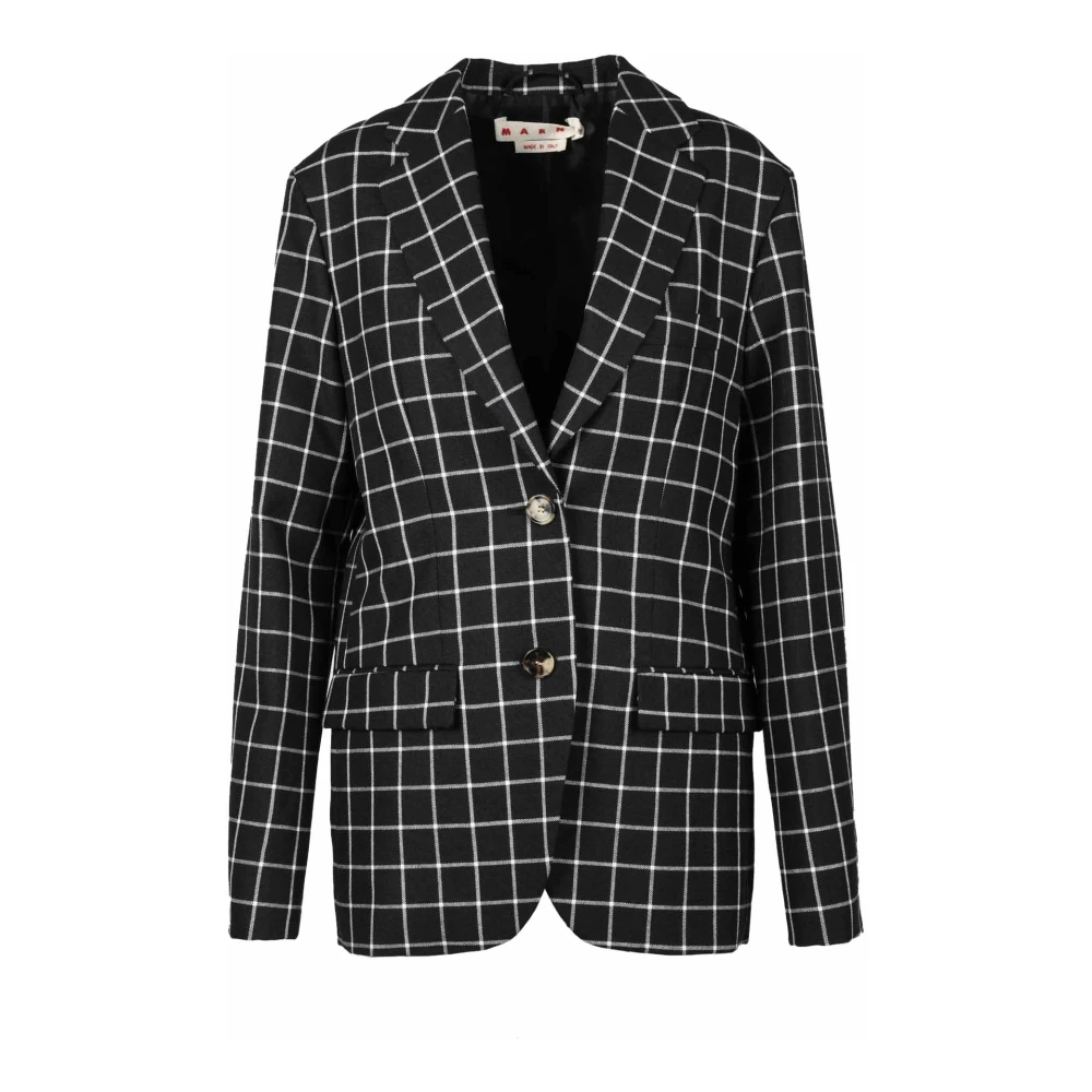 Marni - Jackets > Blazers - Black - Marni - Modalova