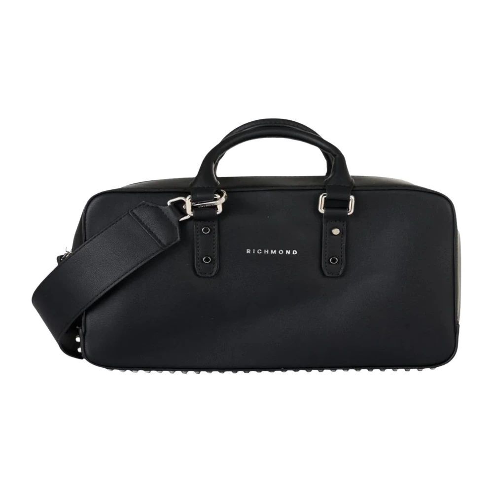 John Richmond Zwarte Eco-lederen Handtas met Studs Black Dames