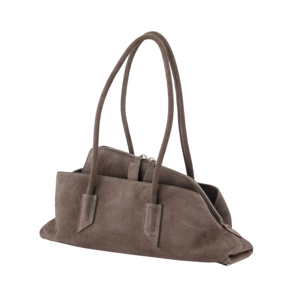 The Attico , Shoulder Bags, Female, Gray, One Size, La Passeggiata Small Top Handle Bag