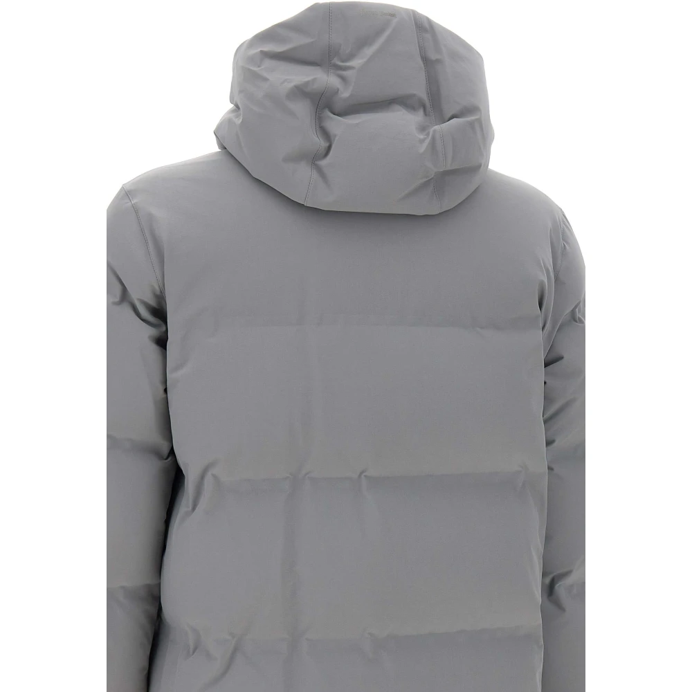 Herno Grijze Parka Jas Waterdicht Winddicht Gray Heren