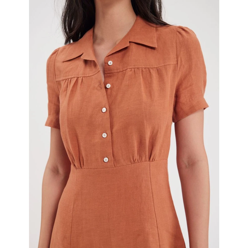 Ines De La Fressange Paris Angèle dagjurk Orange Dames