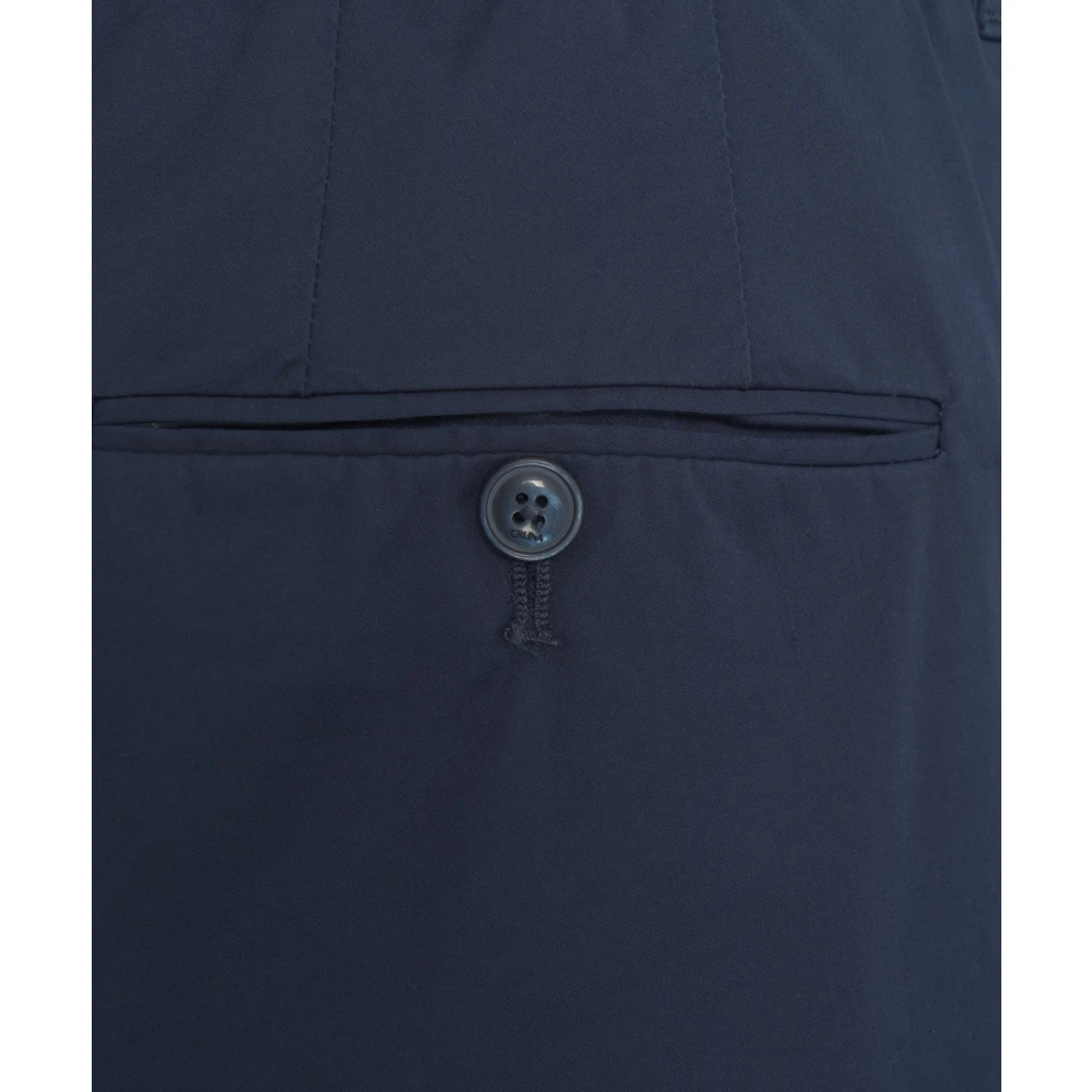 Cruna Blauwe Tapered Fit Broek Mitte Blue Heren