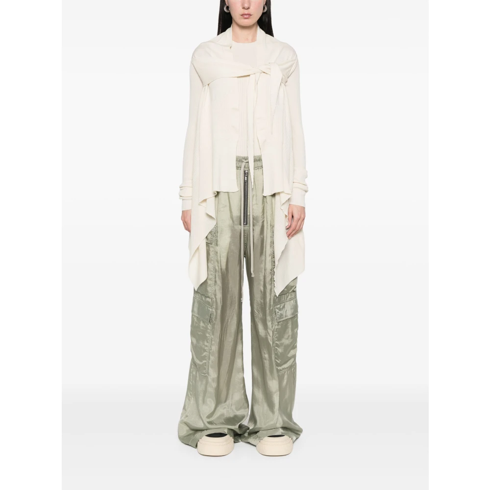 Rick Owens Witte wollen trui met knoopdetail White Dames
