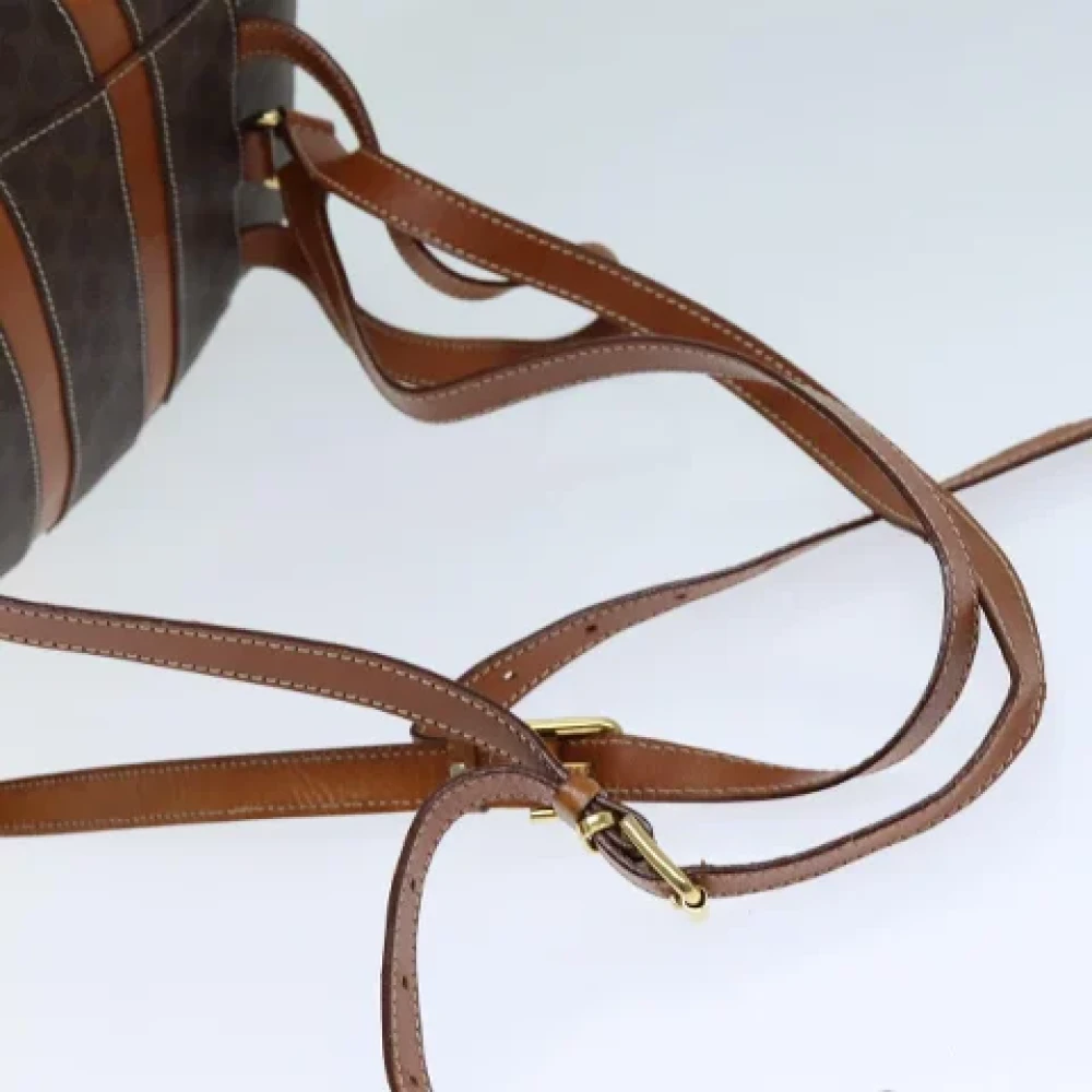 Celine Vintage Pre-owned Leather shoulder-bags Brown Dames