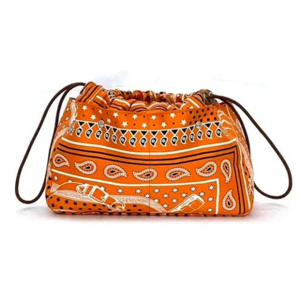 Hermès Vintage Pre-owned Silk pouches Orange Dames