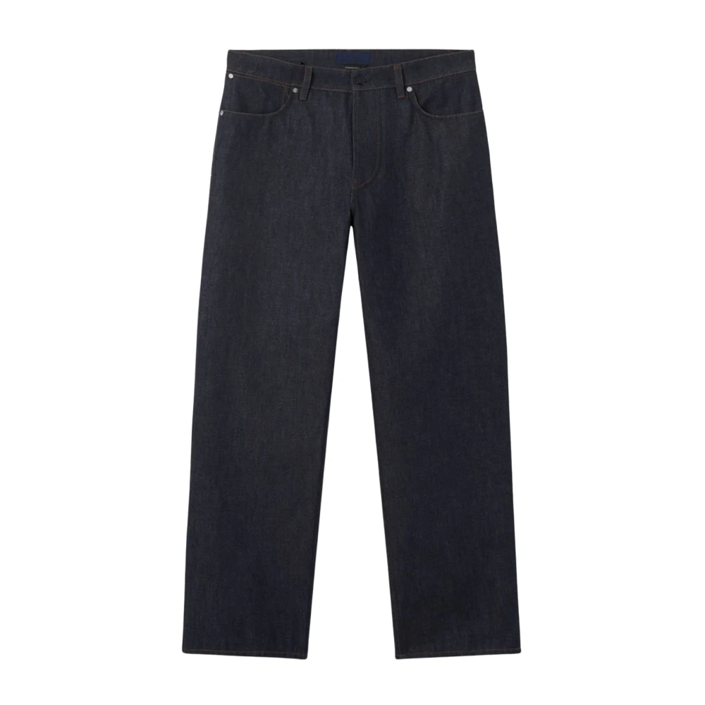 Stone Island , Loose Fit Jeans, Male, Blue, W30, Loose-Fit Five-Pocket Jeans
