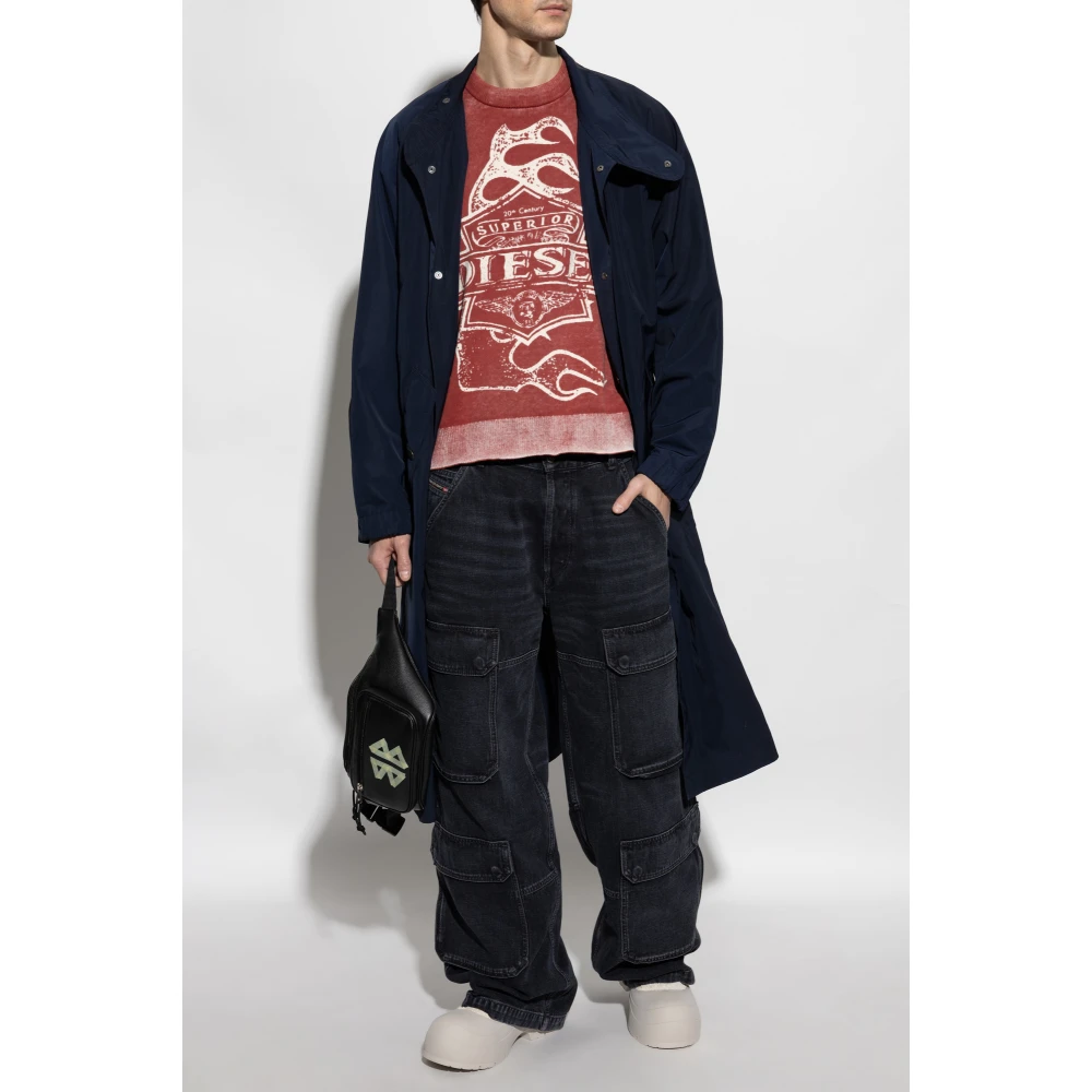 Diesel Sweater K-Belez Red Heren
