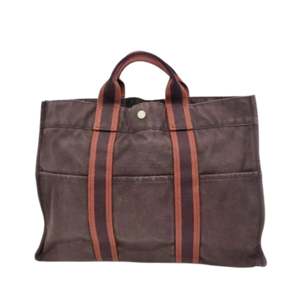 Hermès Vintage Pre-owned Leather handbags Brown Dames