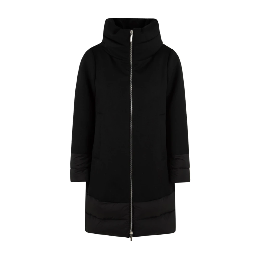 Moorer Vrouw Zwart Jassen Dames, Xs, Wol, Coats