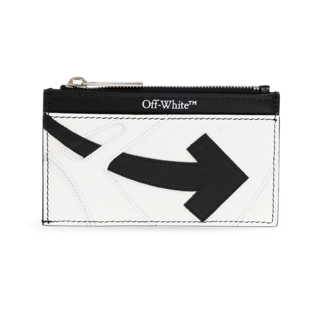 Off White Portemonnee met logo White Heren