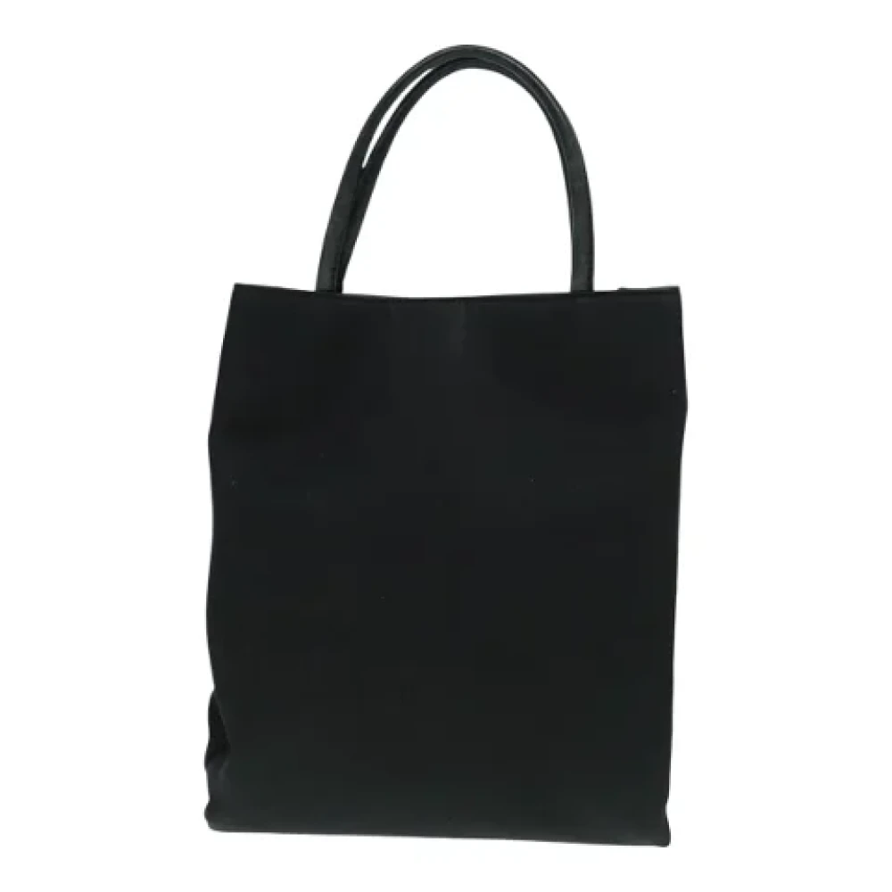Burberry Vintage Pre-owned Canvas handbags Black Dames