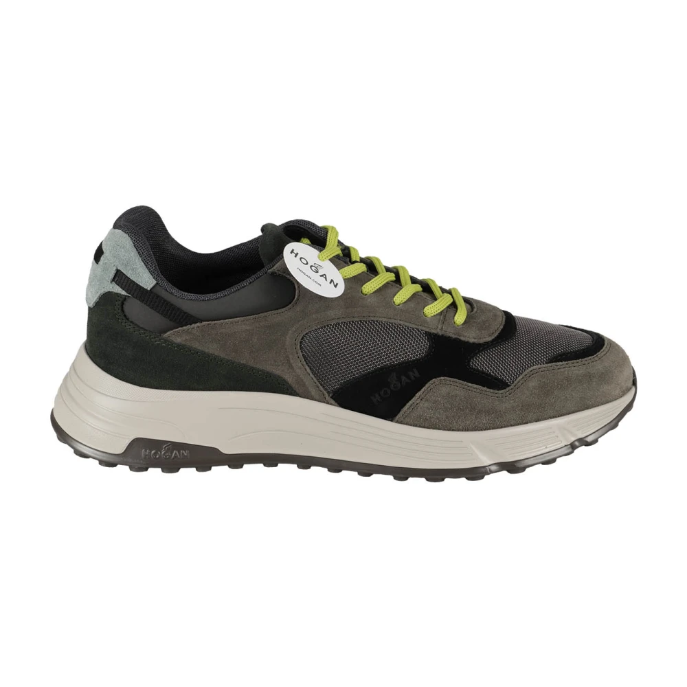 Hogan Lichtgewicht Sneakers met Veters Heren Schoenen Grijs