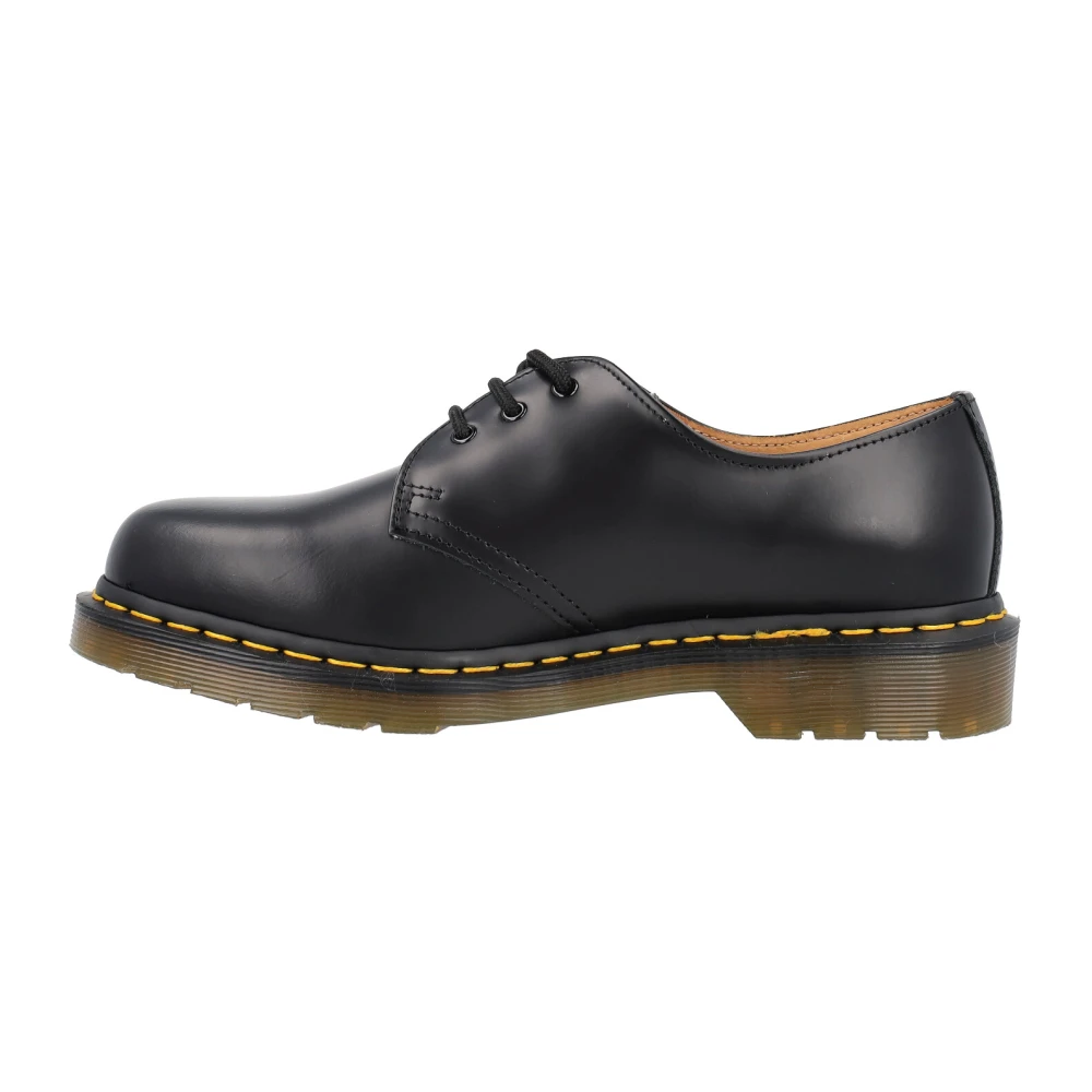 Dr. Martens Klassieke zwarte leren veterschoenen Black Heren