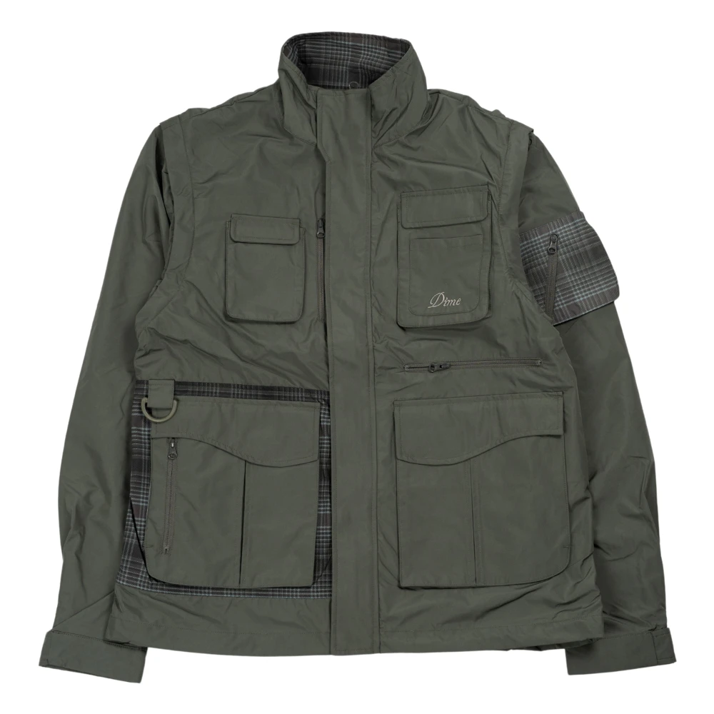 Dime Mtl Omkeerbare Viskleding in Olijfgroen Green Heren
