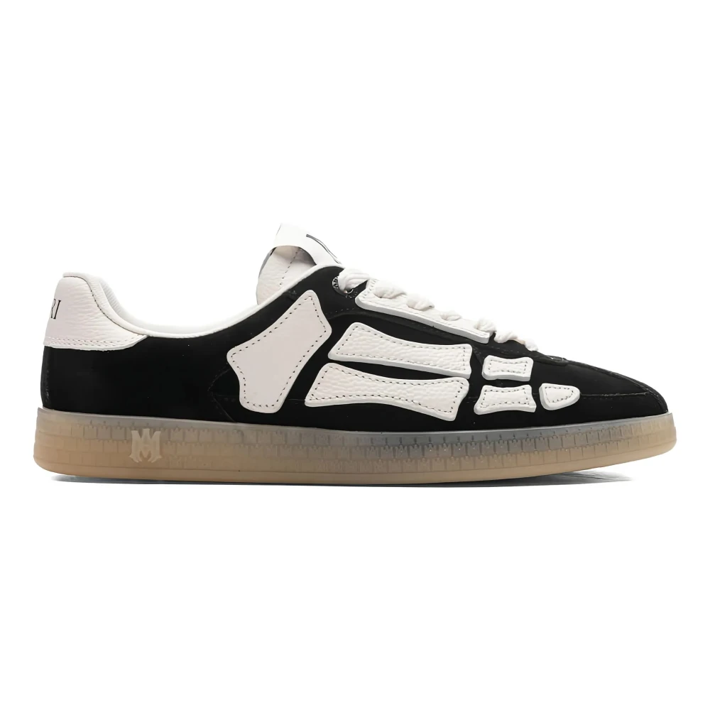 Amiri Men's Black Sneakers, 9 Uk, Pacific Bones Sneaker