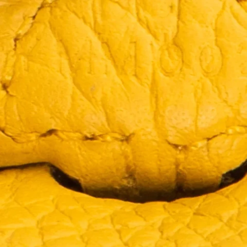 Hermès Vintage Pre-owned Leather shoulder-bags Yellow Dames