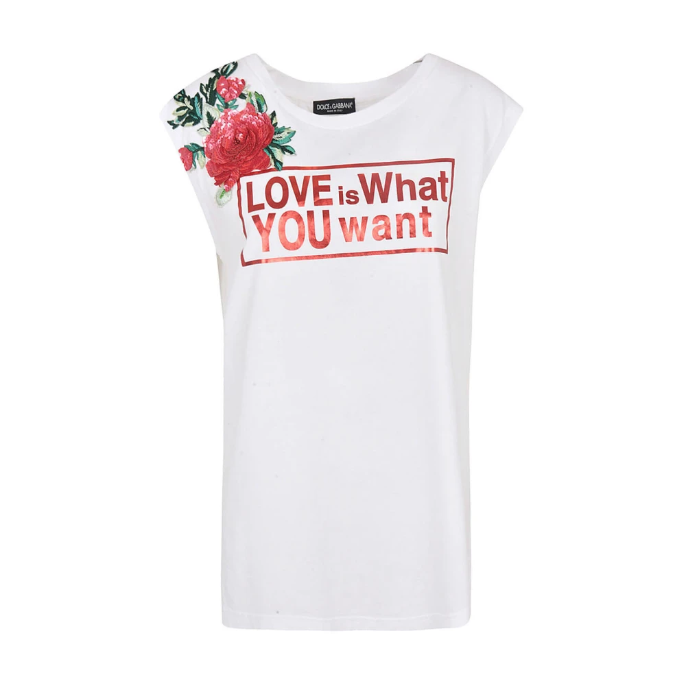 Dolce & Gabbana Donna Bianco Top, 2XS, New,