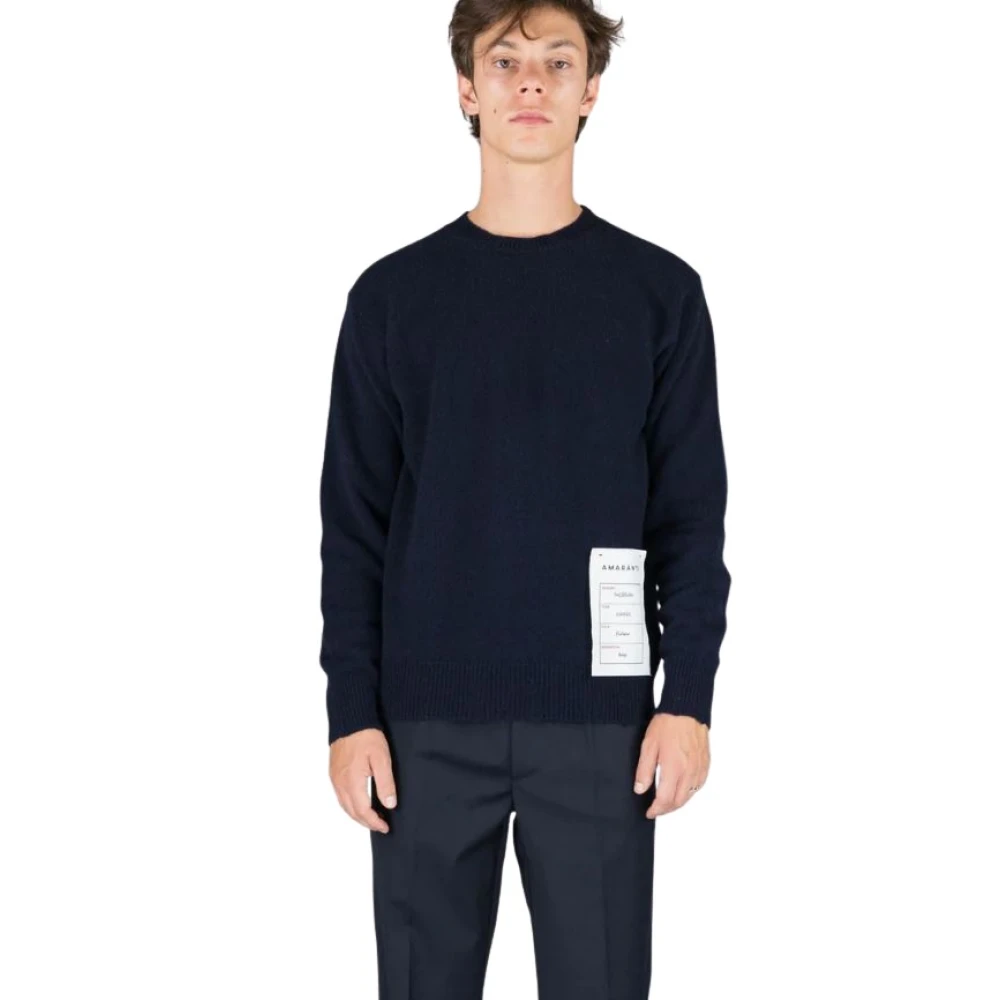 Amaránto Blauwe Sweaters Collectie Blue Heren