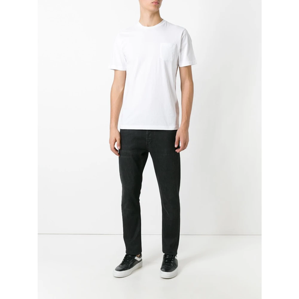 Aspesi T-shirts en polo`s met zak White Heren