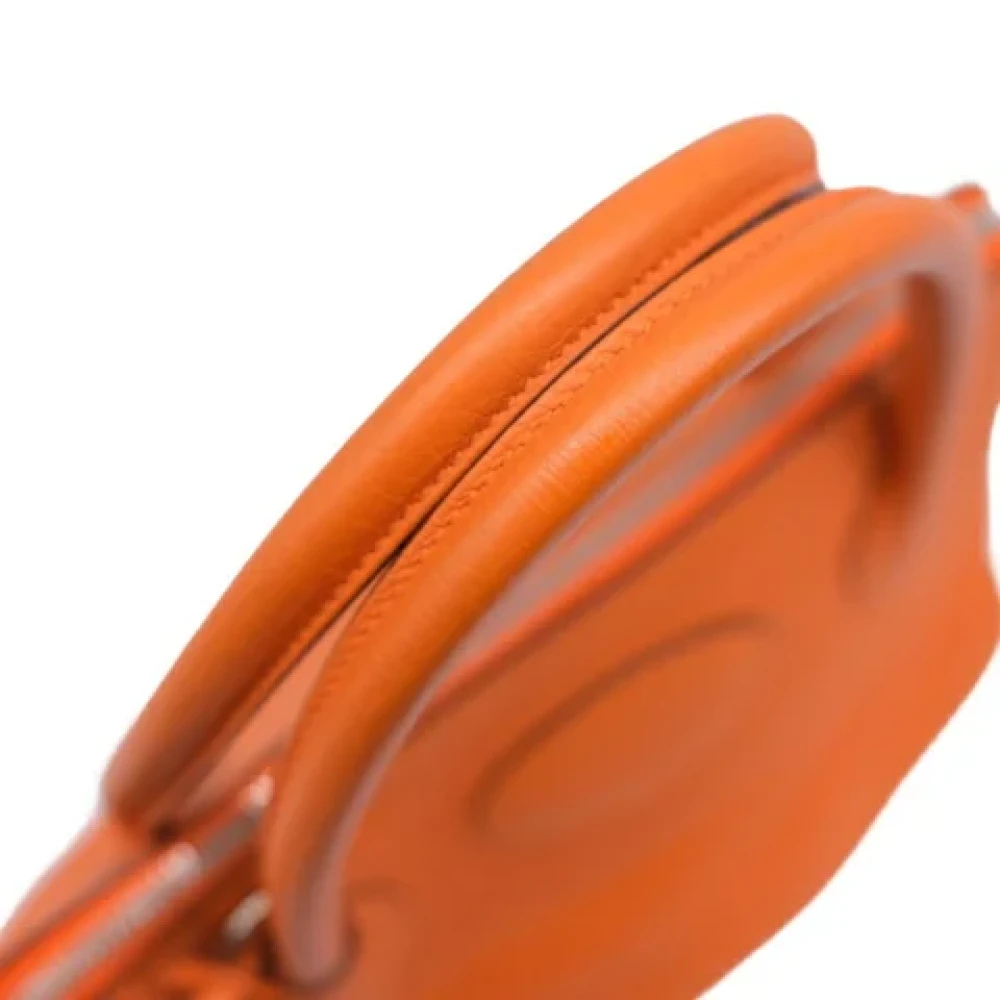 Hermès Vintage Pre-owned Fabric handbags Orange Dames