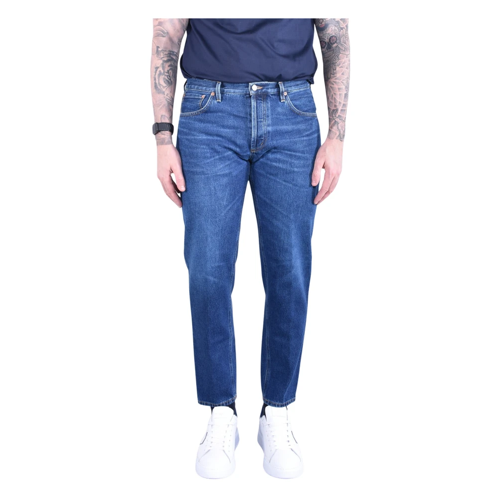 Dondup Men's Blue Brighton Carrot Fit Jeans
