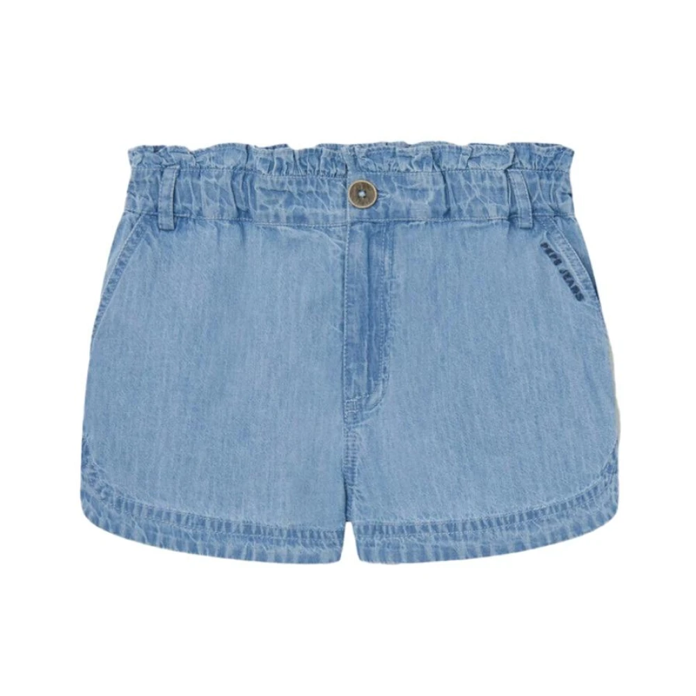 Pepe Jeans Girls Blue Shorts, 10 Y, Modern 'S Stylish Denim Shorts