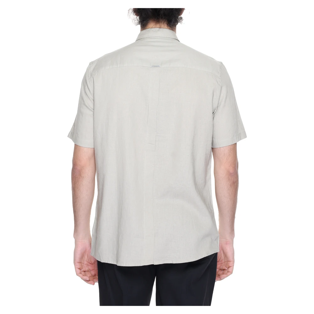Antony Morato Beige korte mouwen overhemd knoopsluiting Beige Heren