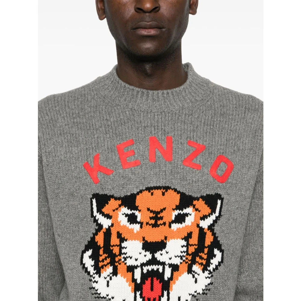 Kenzo Grijze Sweatshirt Aw24 Gray Heren