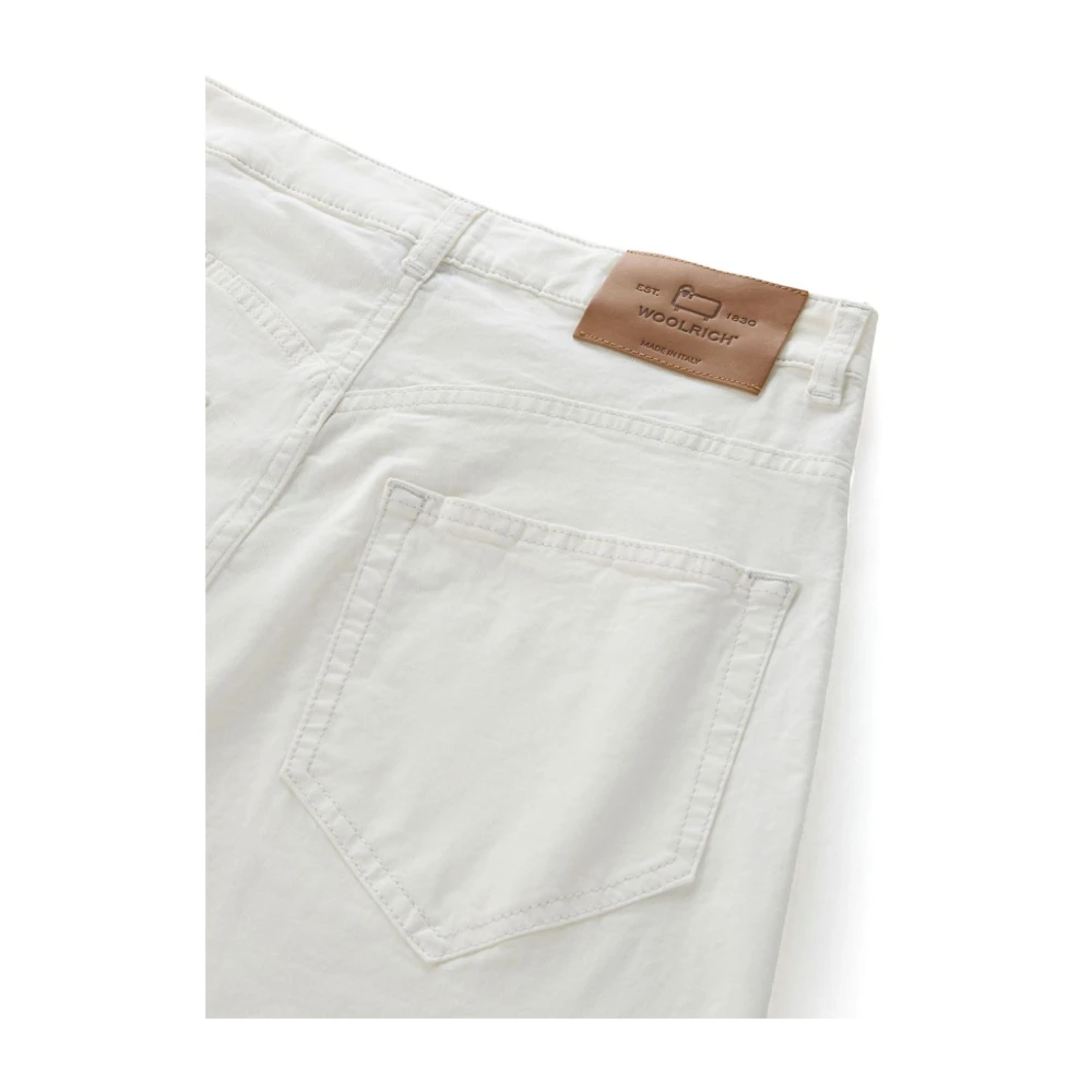 Woolrich Wide Jeans White Dames