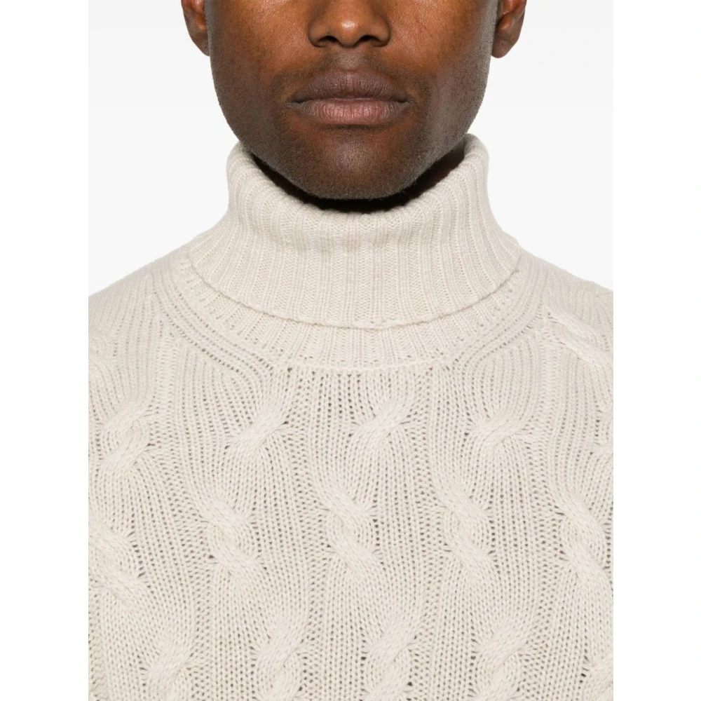 Drumohr Witte Sweatshirt Aw24 Beige Heren