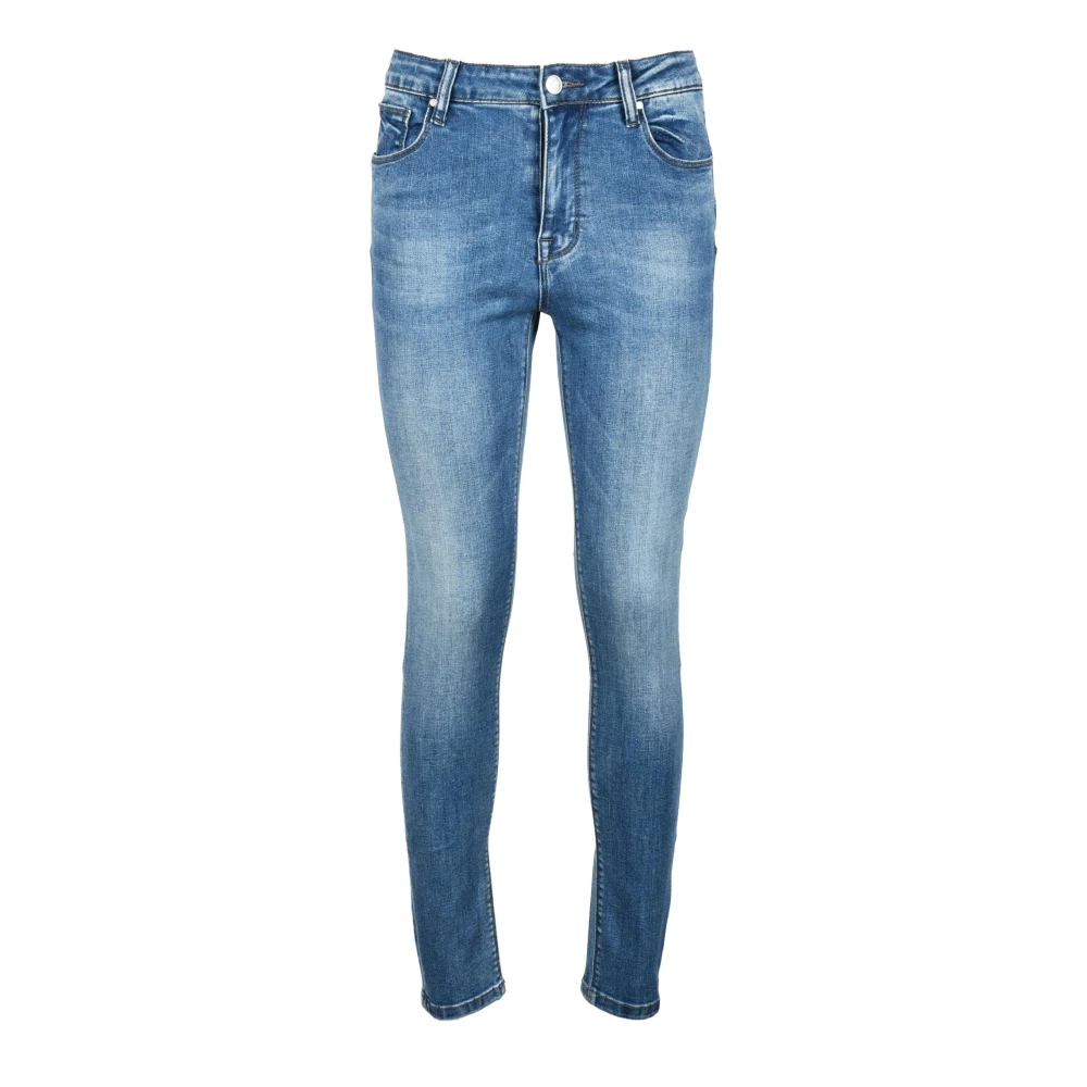 MET Katoenmix Slim Fit Jeans Blue Dames