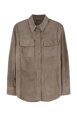 Suede Safari Skjorta