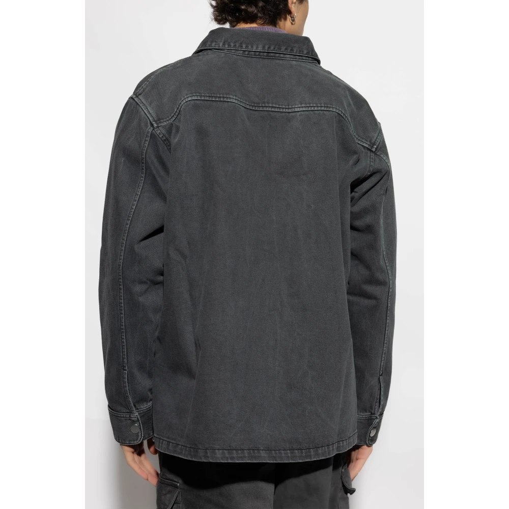 Ami Paris Denim overhemd Gray Heren