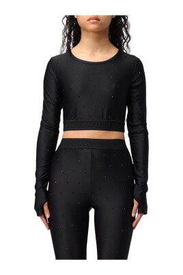 black-embellished-crop-top
