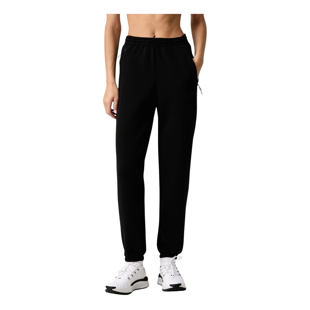 Under Armour Donna Nero Pantaloni Unstoppable Fleece Gym Da Ultimate / Ultimate M - Immagine 3