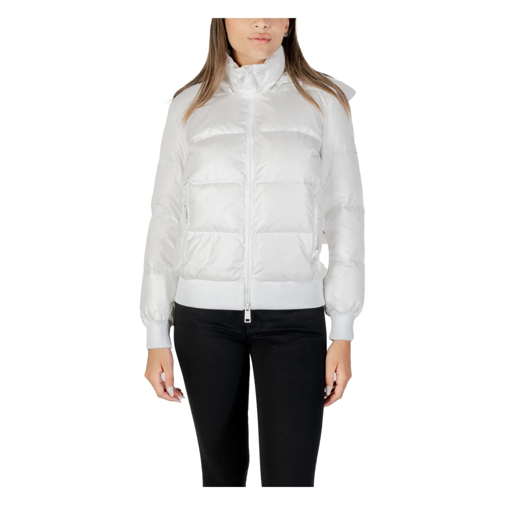 Armani Exchange Damen Weiß Jacken, Mgröße: