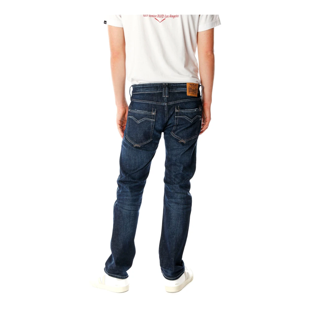Replay Slim-fit Jeans Blue Heren