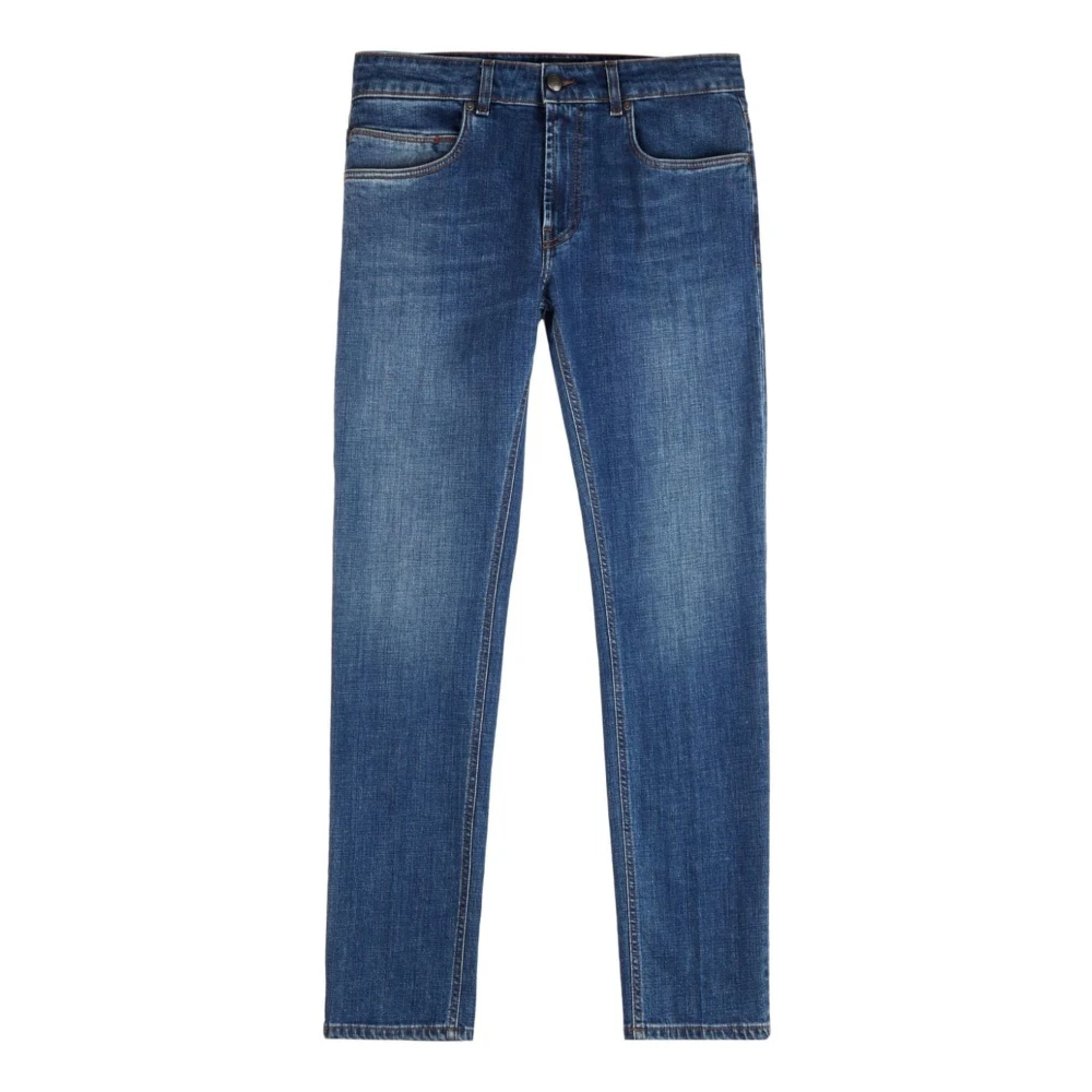 Fay Blauwe Slim-Fit Stretch Jeans Blue Heren