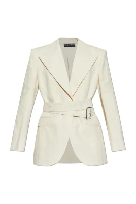 Blazer med dekorativt bä