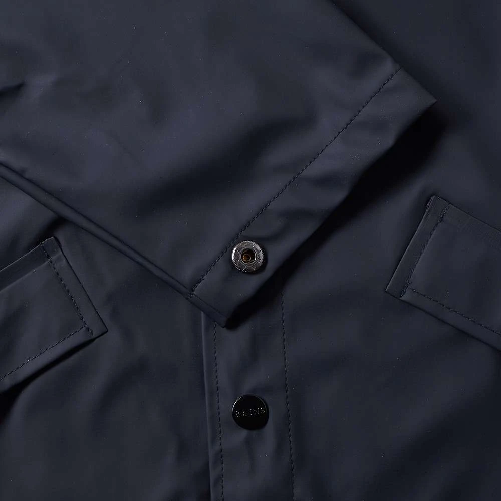 Rains Lange Jas Waterdicht Unisex Ontwerp Blue Heren