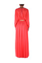 coral-red-back-ruched-dress