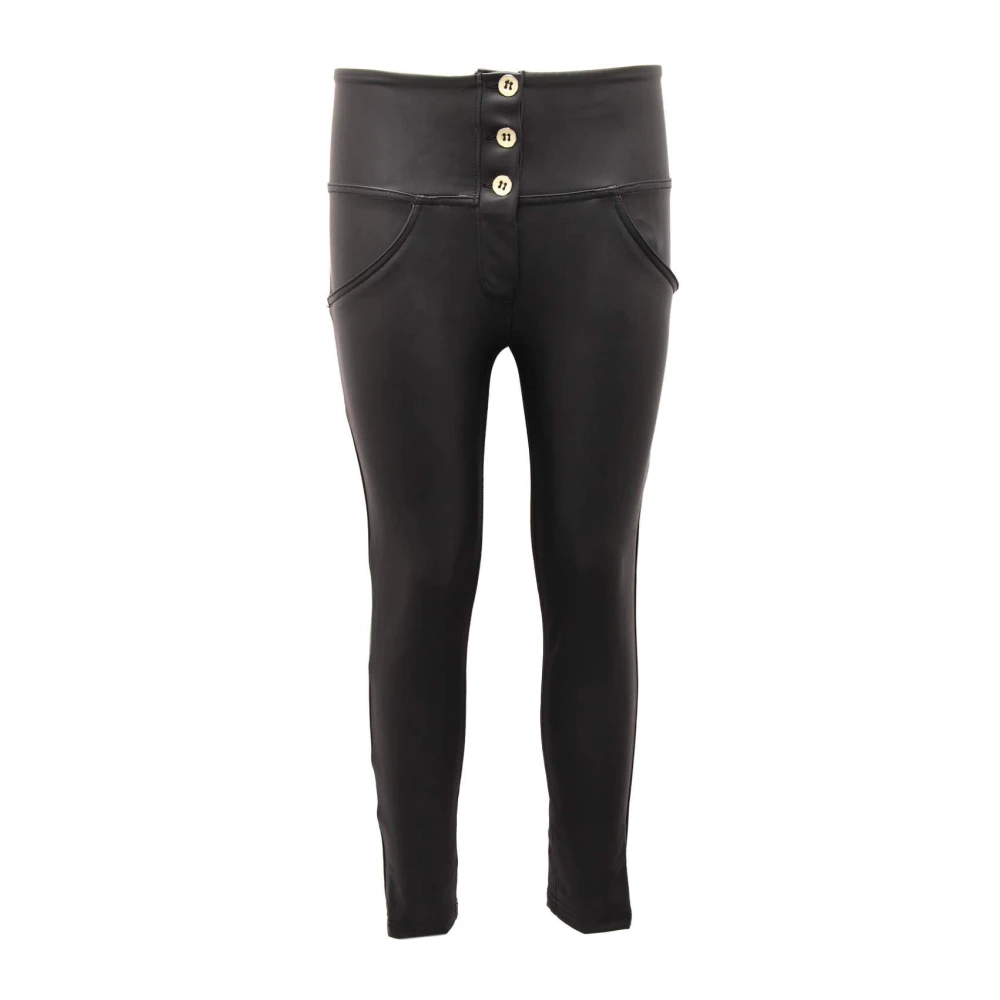 Freddy Mujer Negro Pantalones, Talla: S
