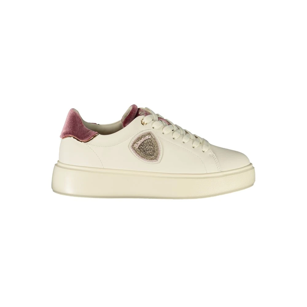 Blauer Women's White Leather Sneaker