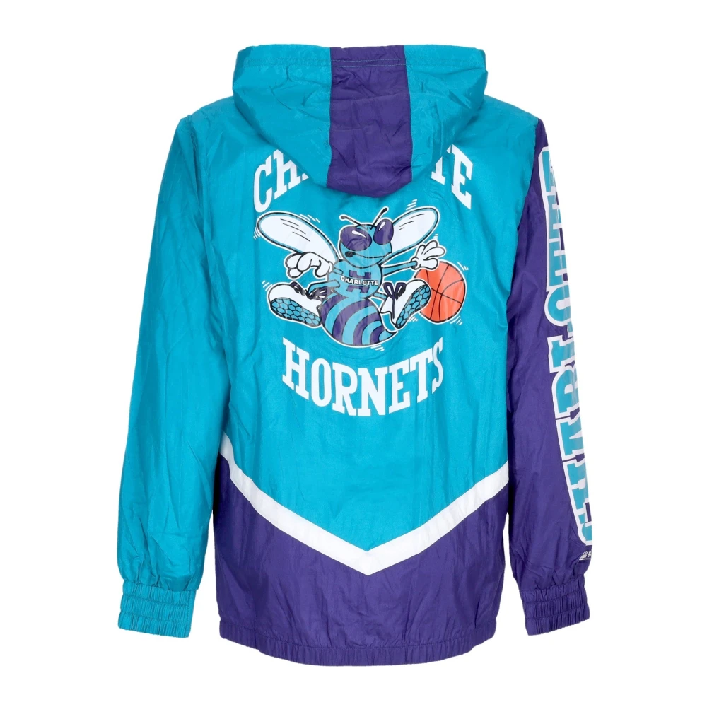 Mitchell & Ness NBA Hardwood Classics Windbreaker Blauw Jack Blue Heren