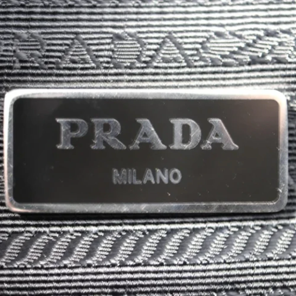 Prada Vintage Pre-owned Leather prada-bags Black Dames