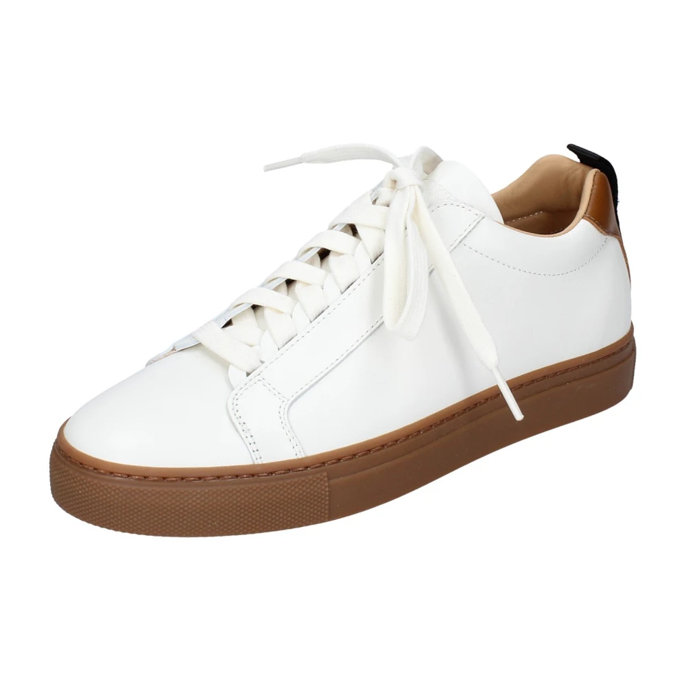 Stokton Leren Dames Sneakers Stijlvolle Schoenen White Dames