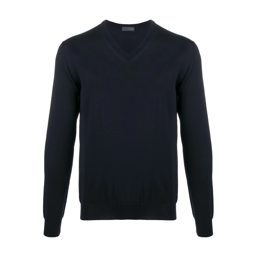 Drumohr Blauwe Sweaters voor Mannen Blue Heren