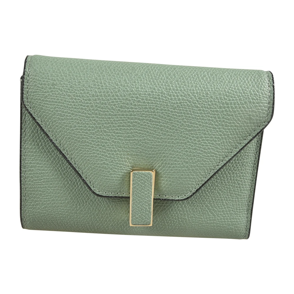 Valextra Stijlvolle Portemonnees Collectie Green Dames