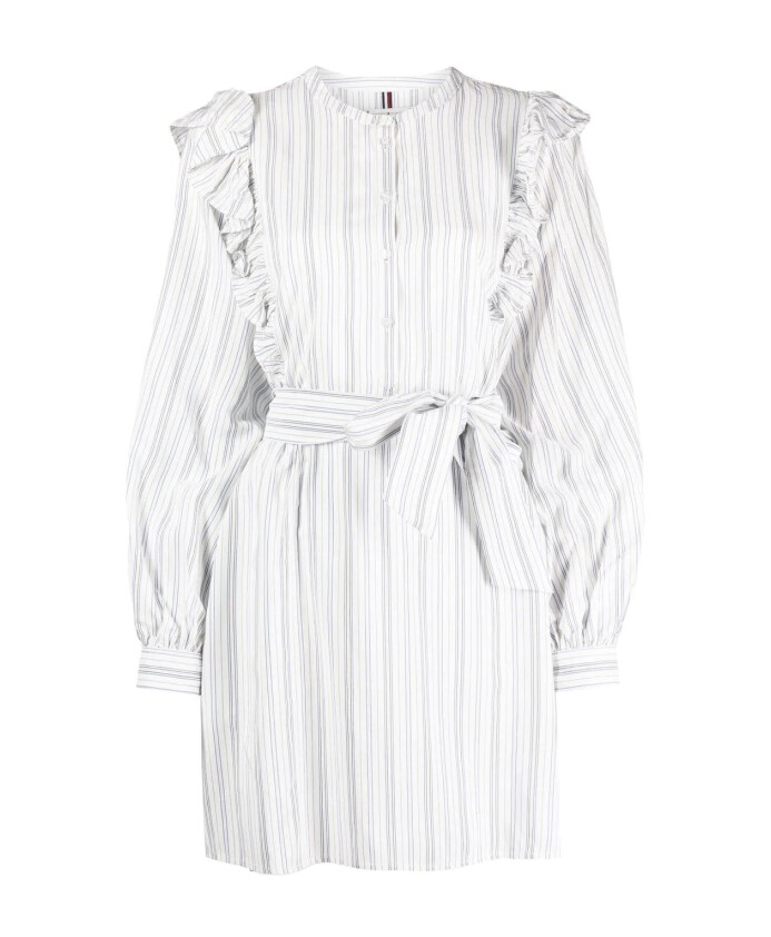 robe-midi-a-volants-et-rayures-multicolores