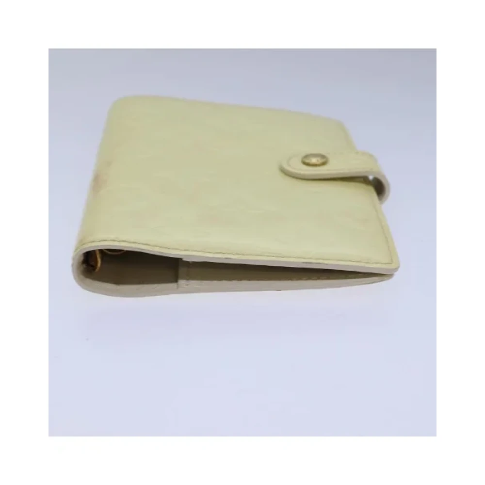Louis Vuitton Vintage Pre-owned Leather home-office Beige Dames